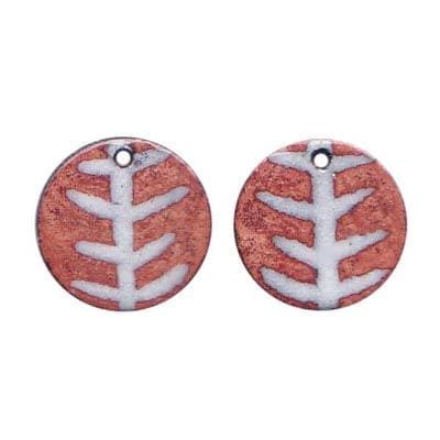 Enamel Earrings (J209)