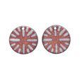 Enamel Earrings (J243)