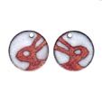 Enamel Earrings (J245)